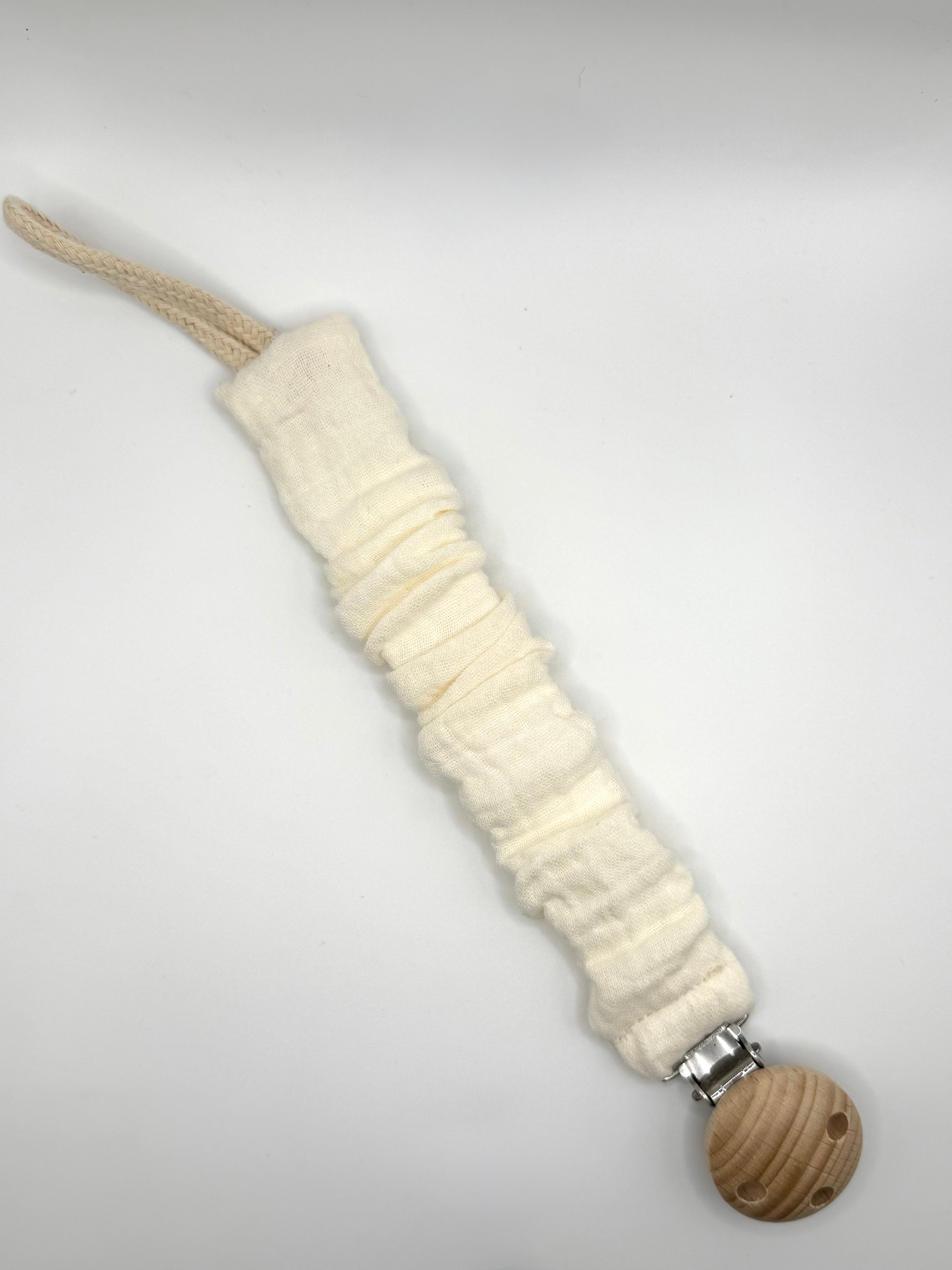 Attache-suces tissu - Crème