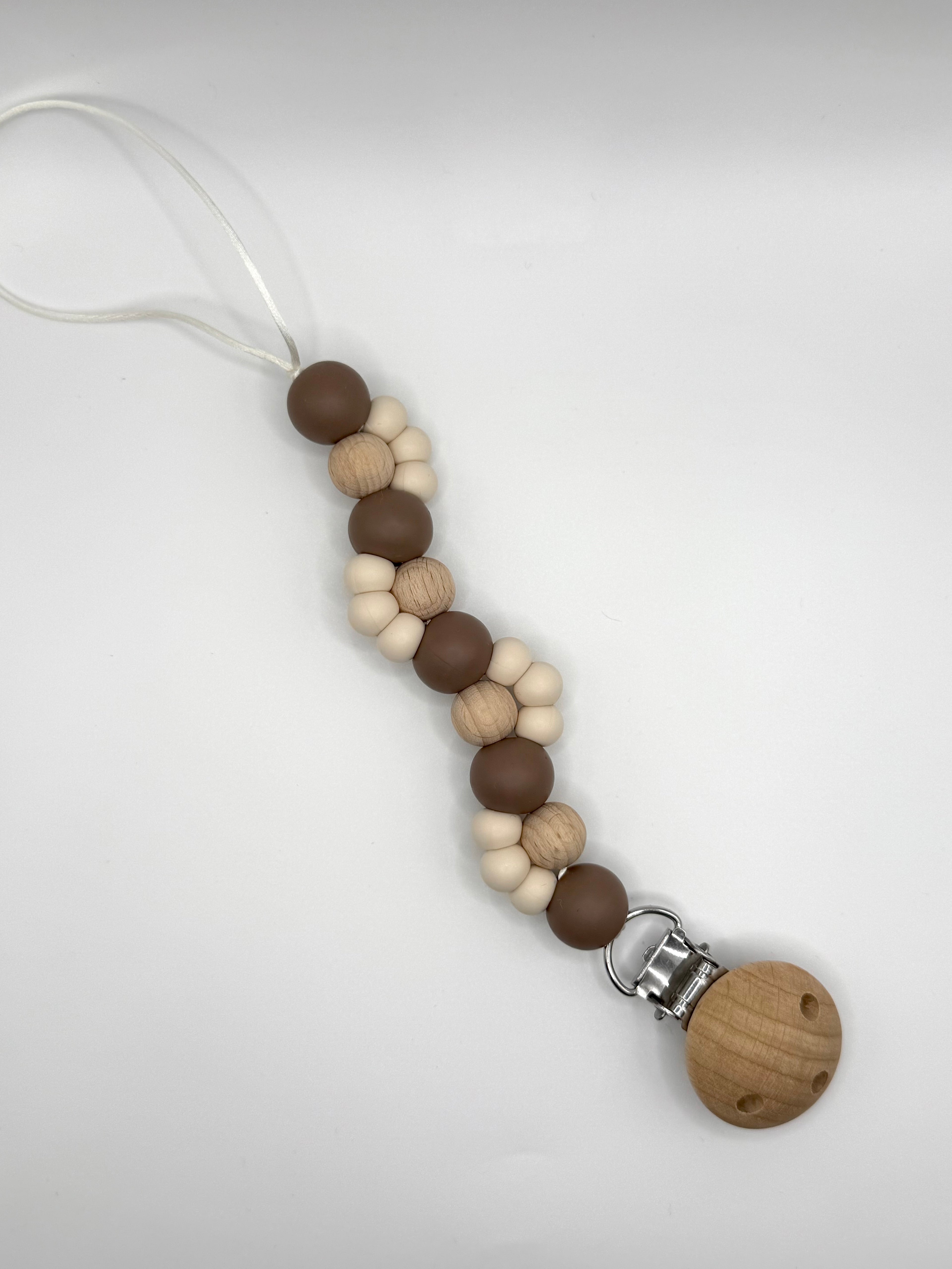 Attache-suces bois - Collection Pure - Bloom moka