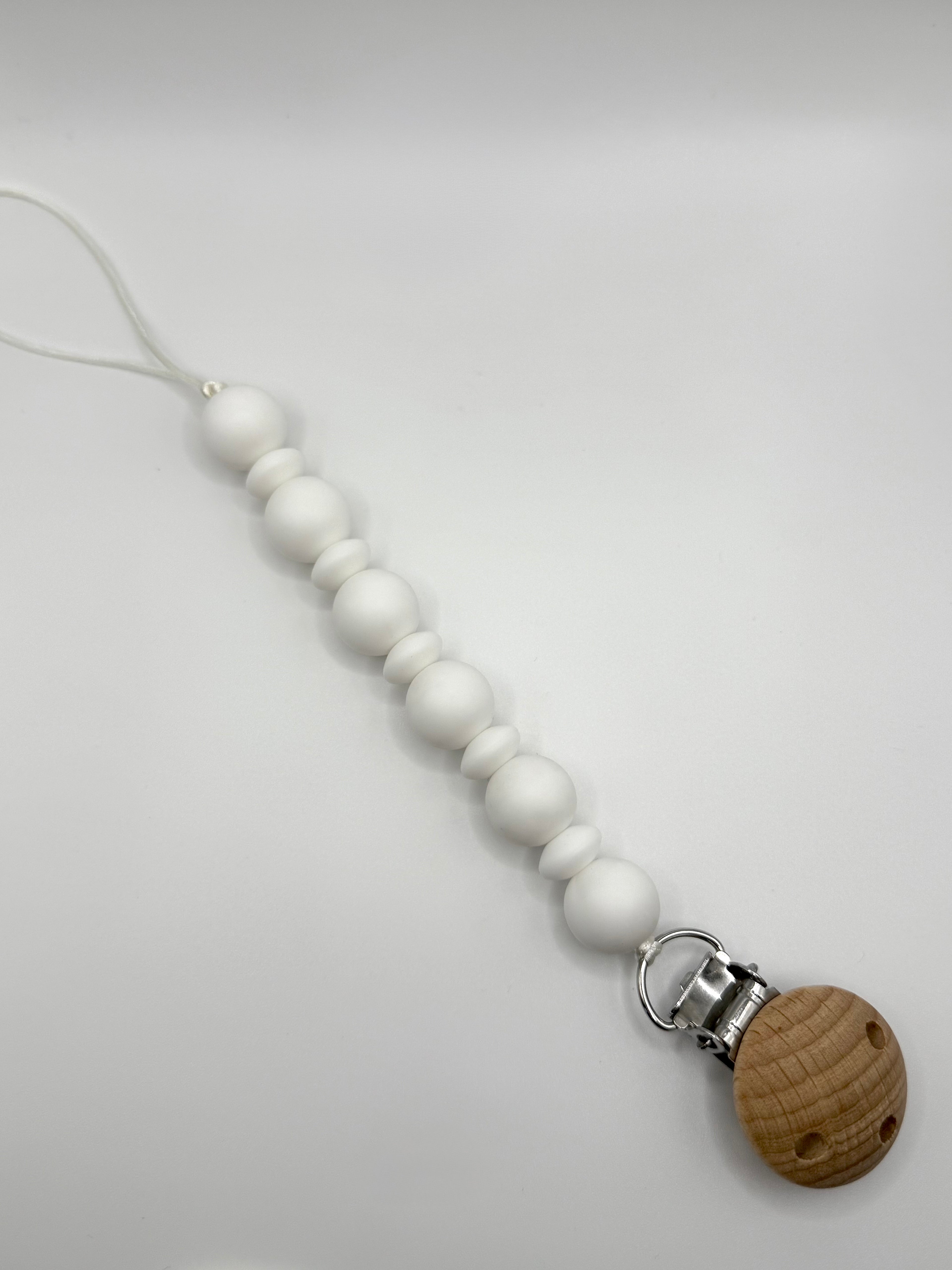 Attache-suces bois - Collection Pure - Blanc neutre