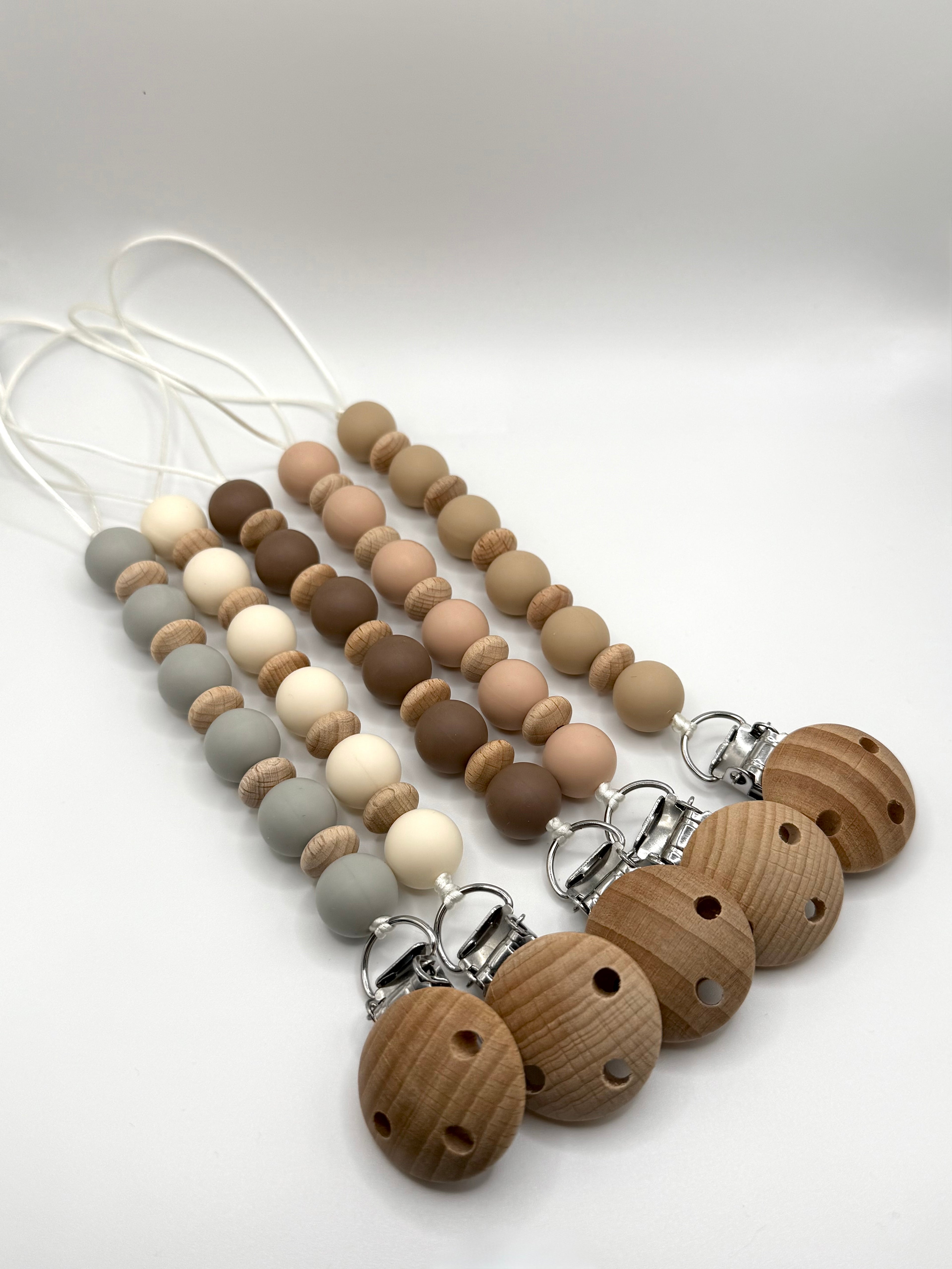 Attache-suces bois - Collection Pure - Moka