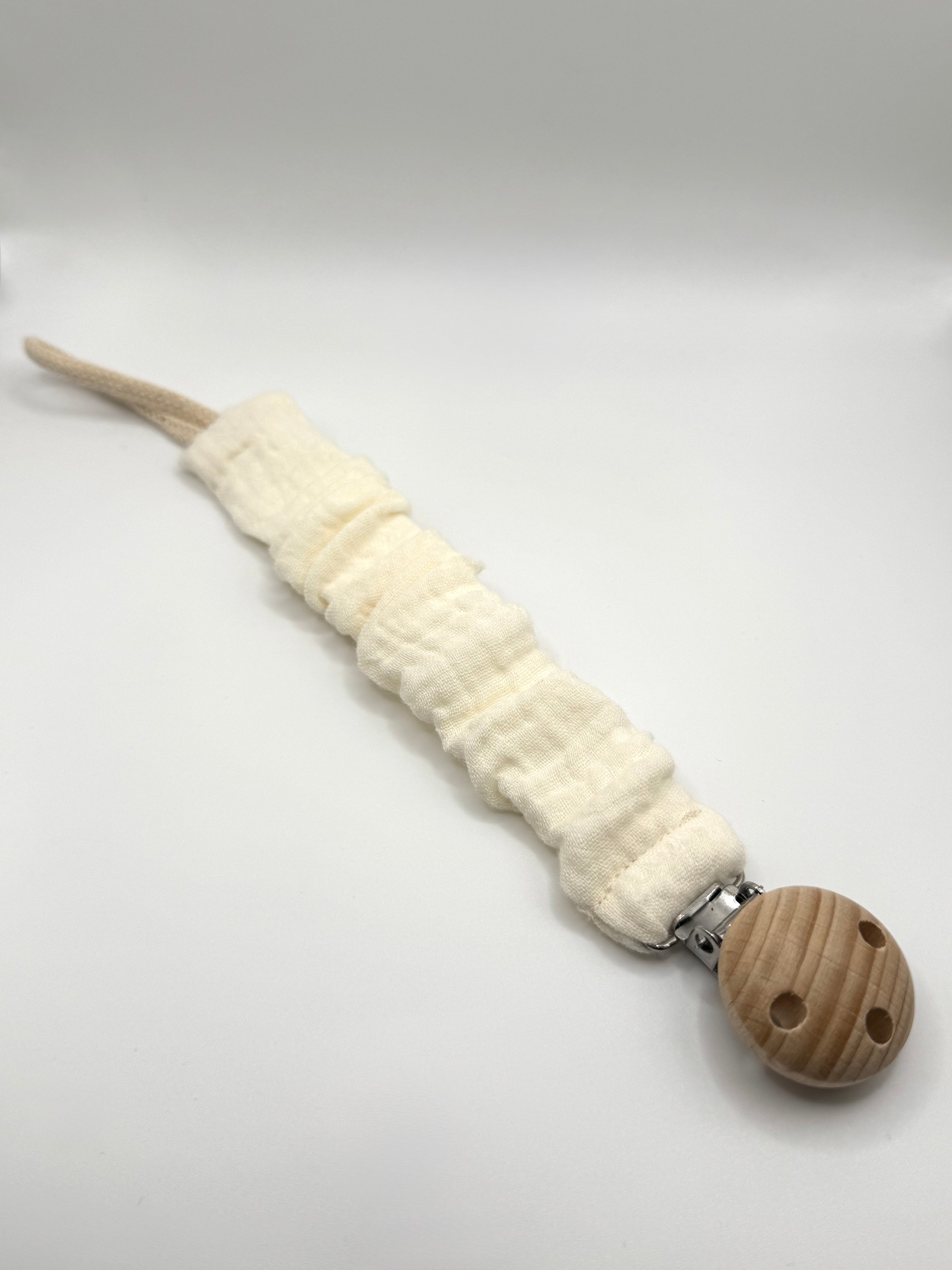 Attache-suces tissu - Crème