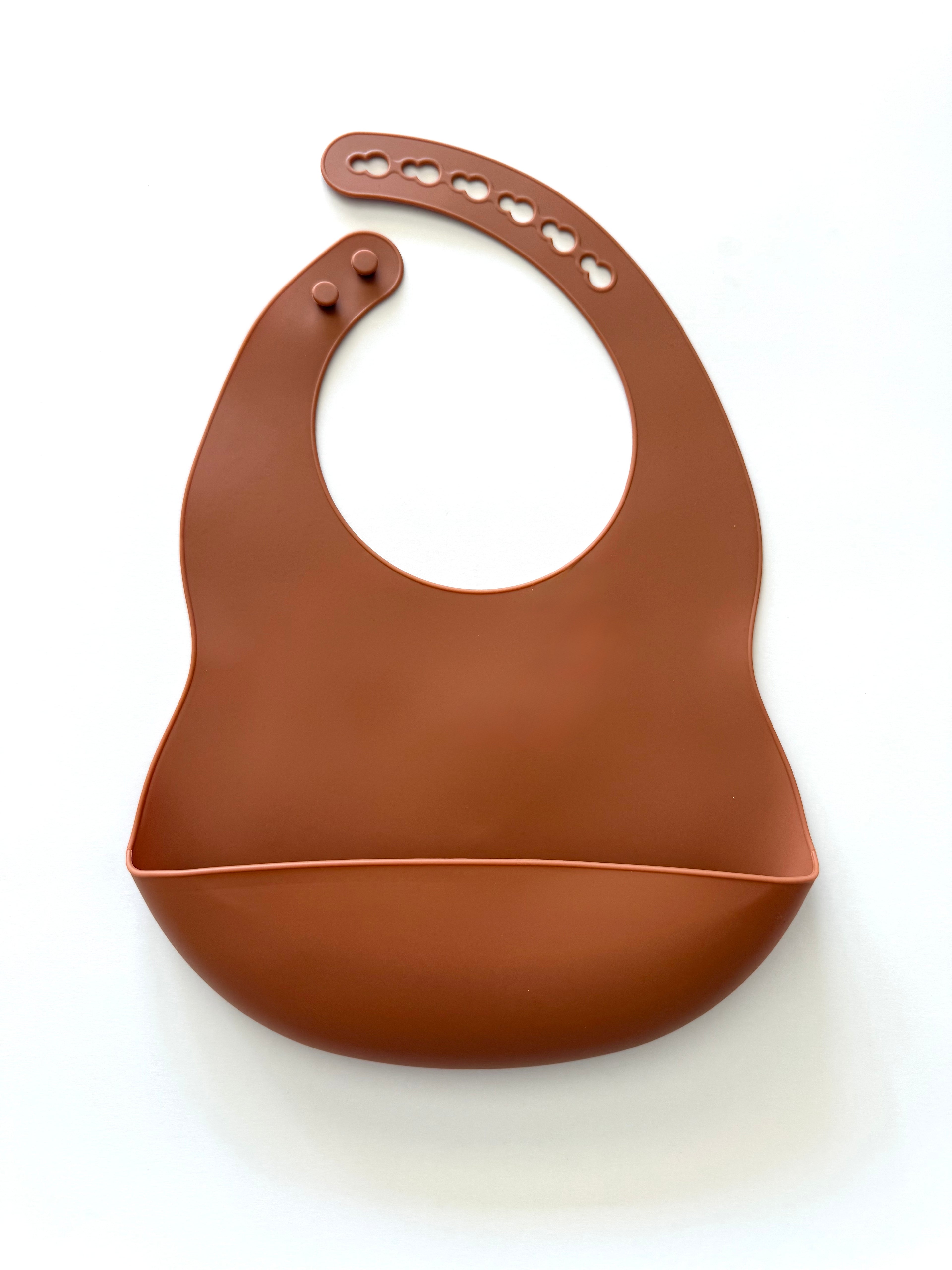 Bavoir en silicone - Rouille