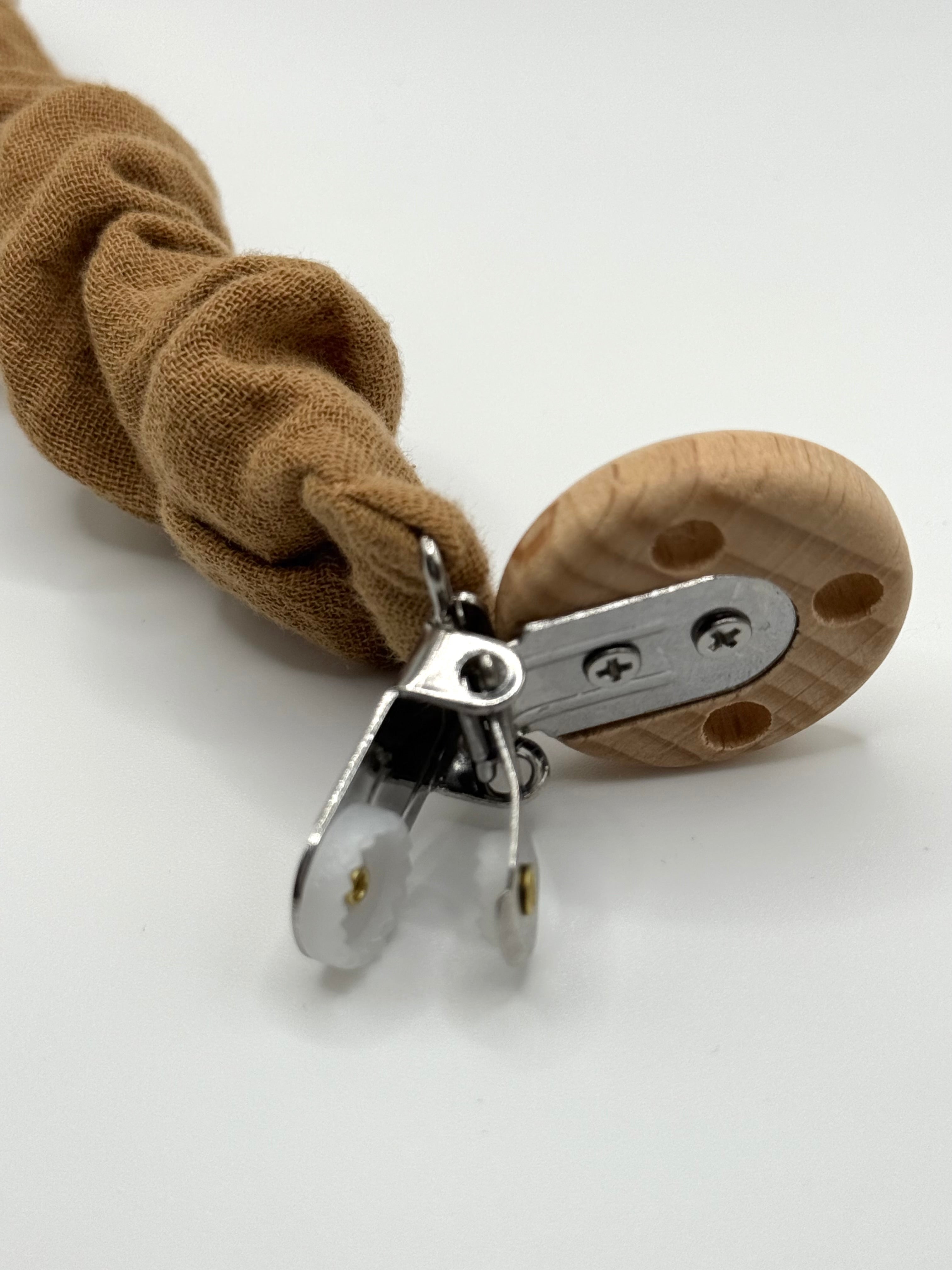 Attache-suces tissu - Caramel