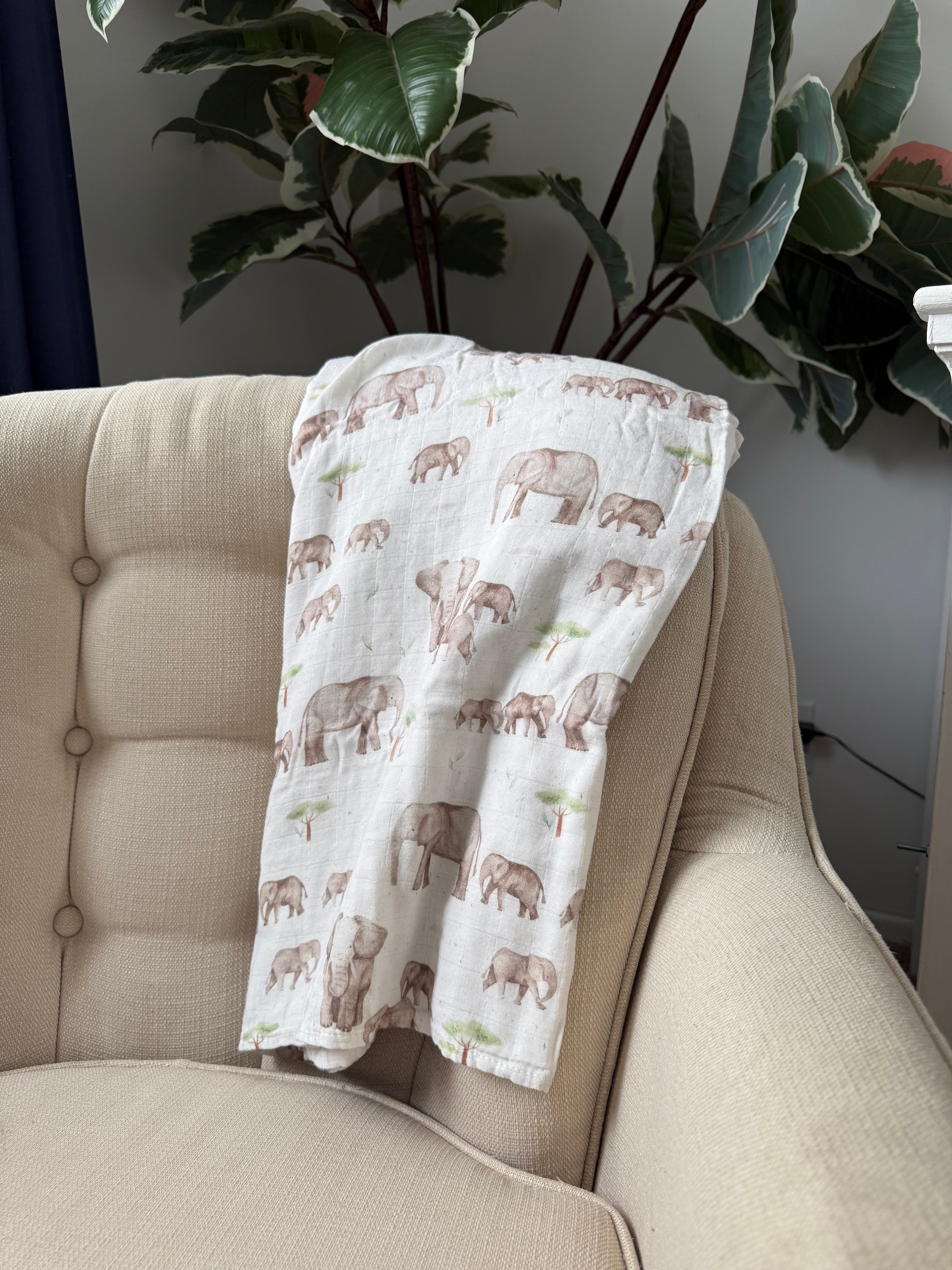 Mousseline - éléphant