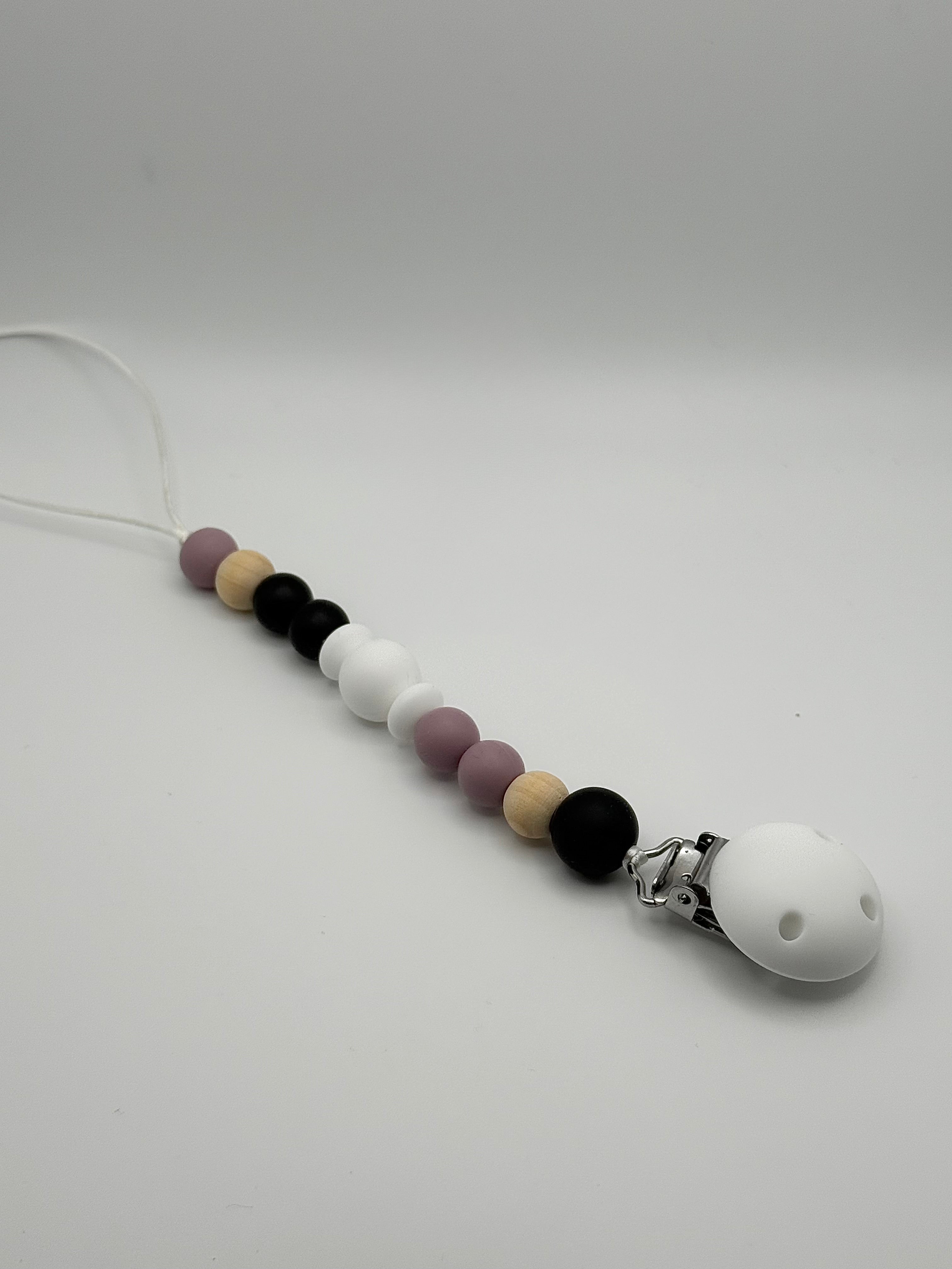 Baleine en bois - mauve