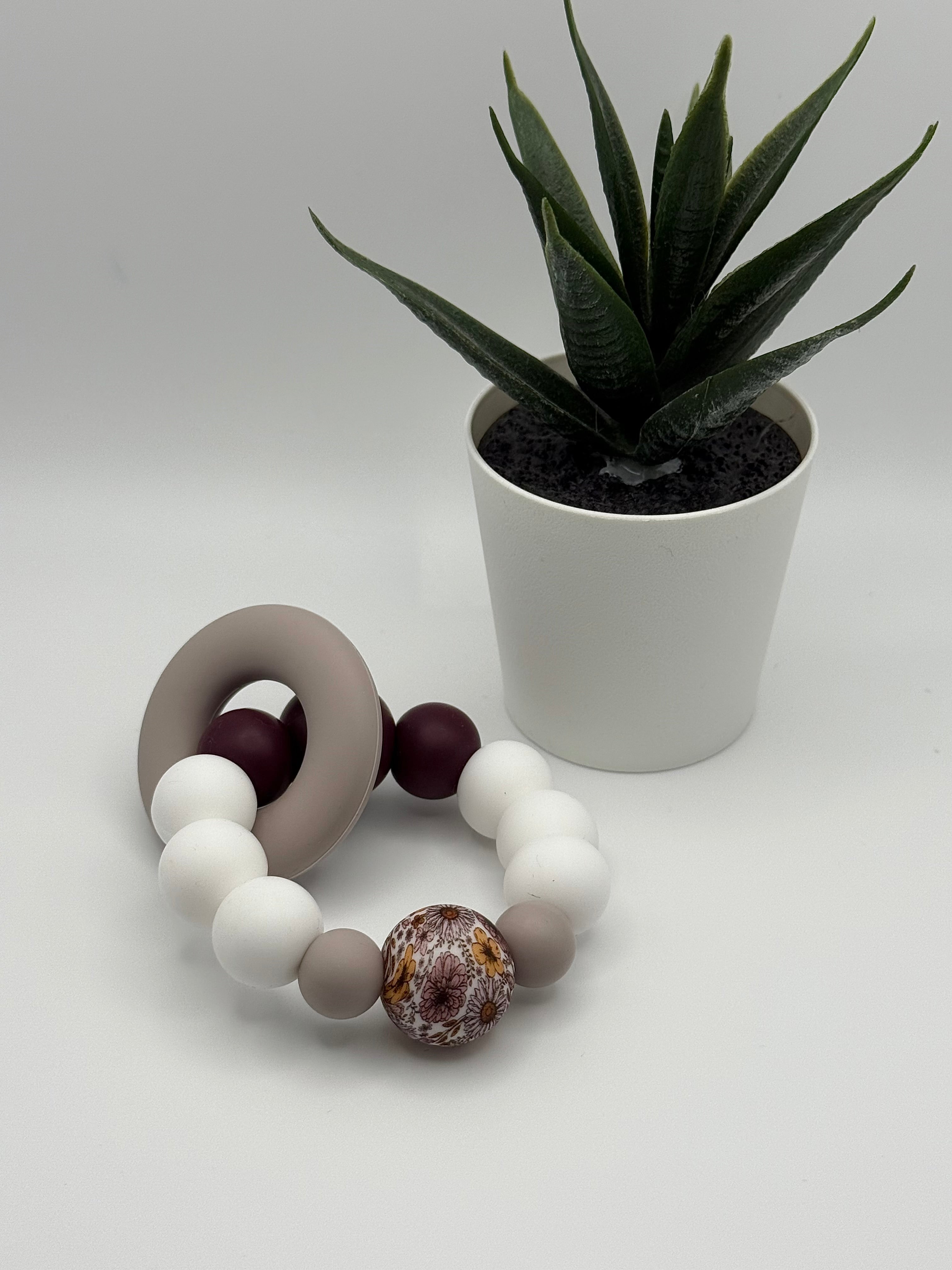 Anneau en silicone - fleurs d’automne