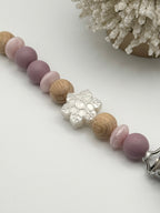 Attache-suces blanche - flocon de neige