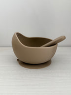 Bibs, bowl and spoon - teddy bear