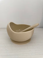 Bavoirs, bol et cuillère - animaux de la forêt