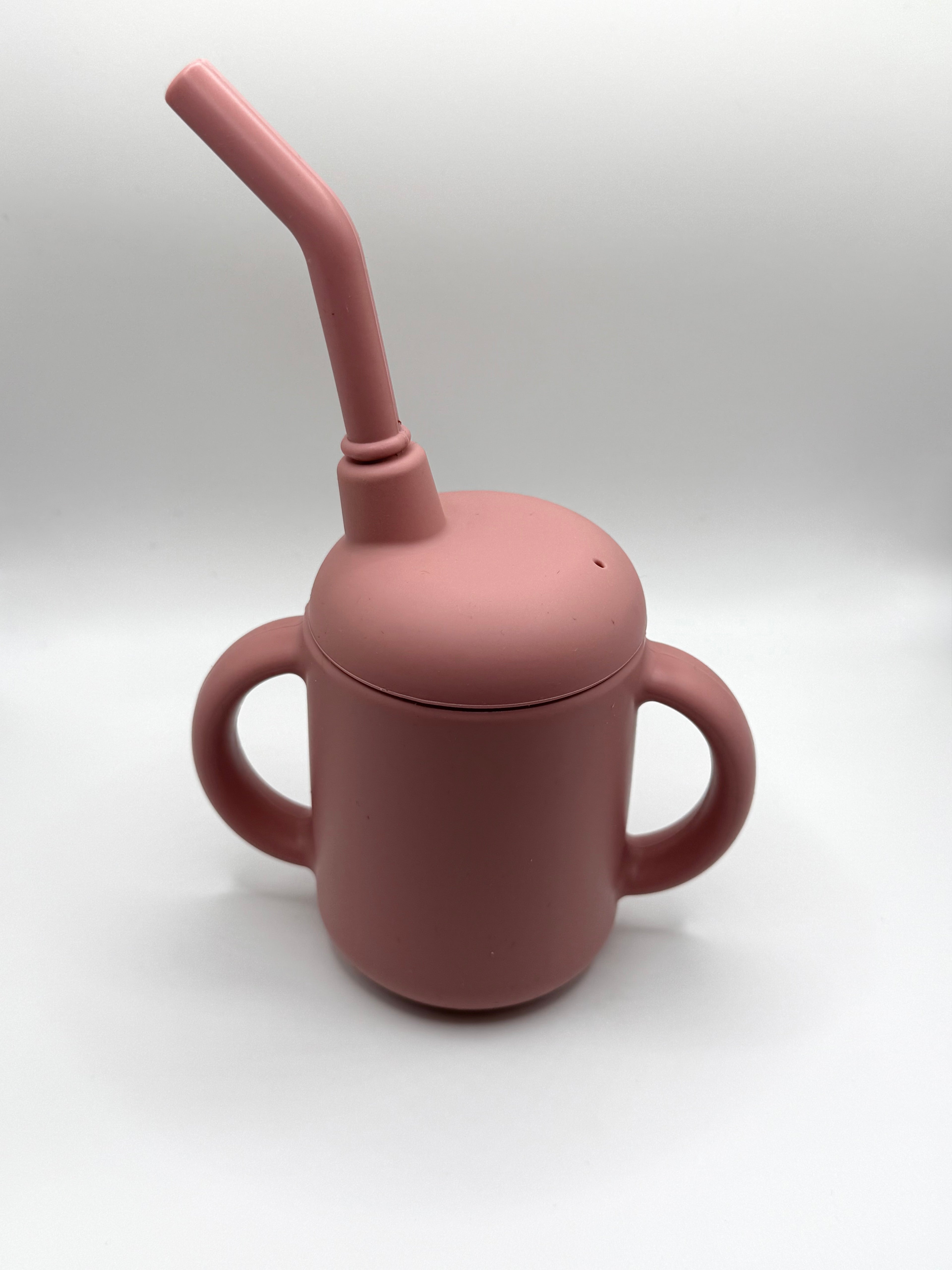 Verre à paille - rose foncé