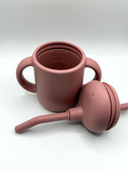 Verre à paille - rose foncé