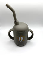 Verre à paille - lion