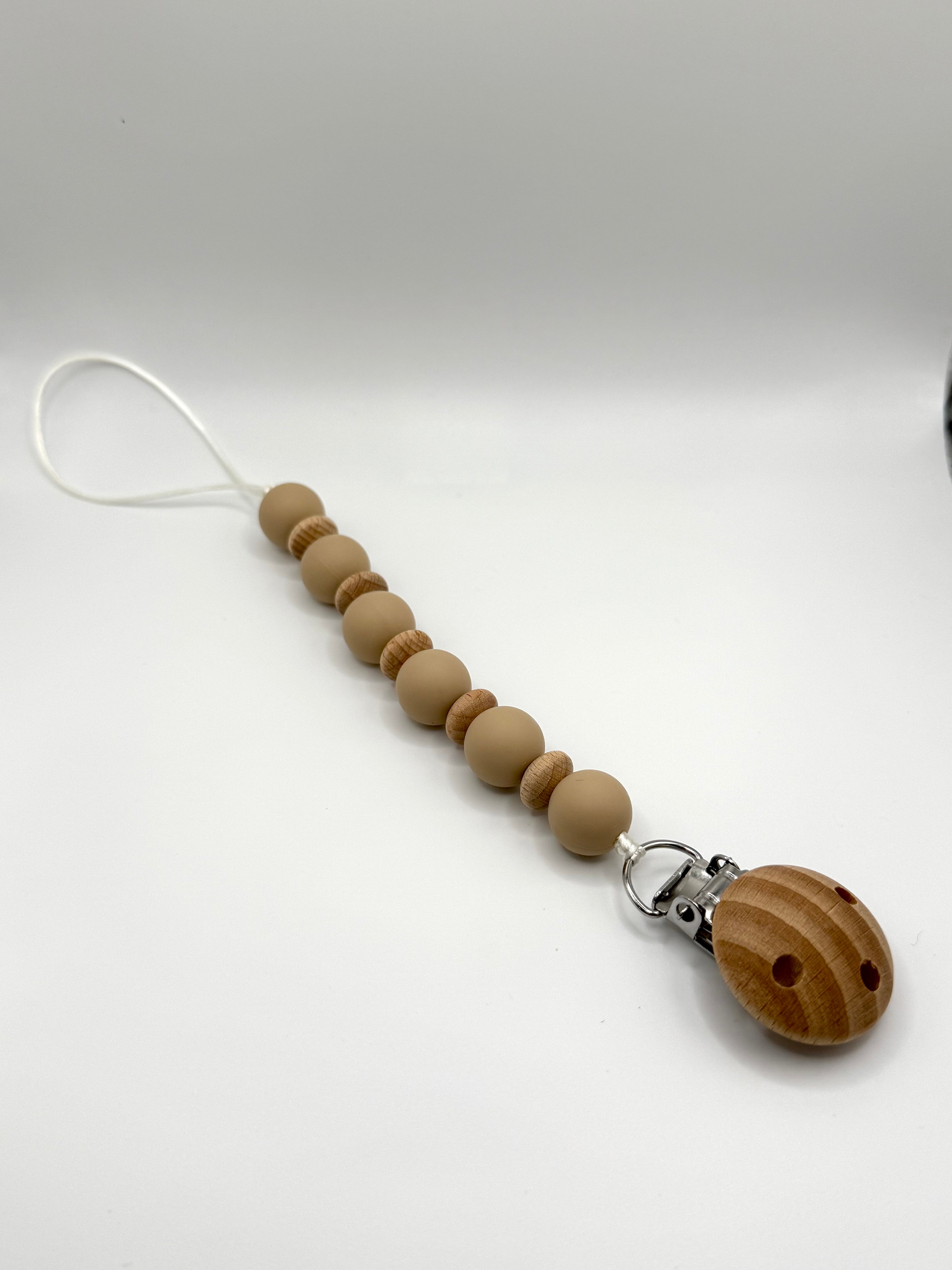 Attache-suces bois - Collection Pure - Noisette