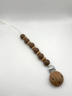 Attache-suces bois - Collection Pure - Moka