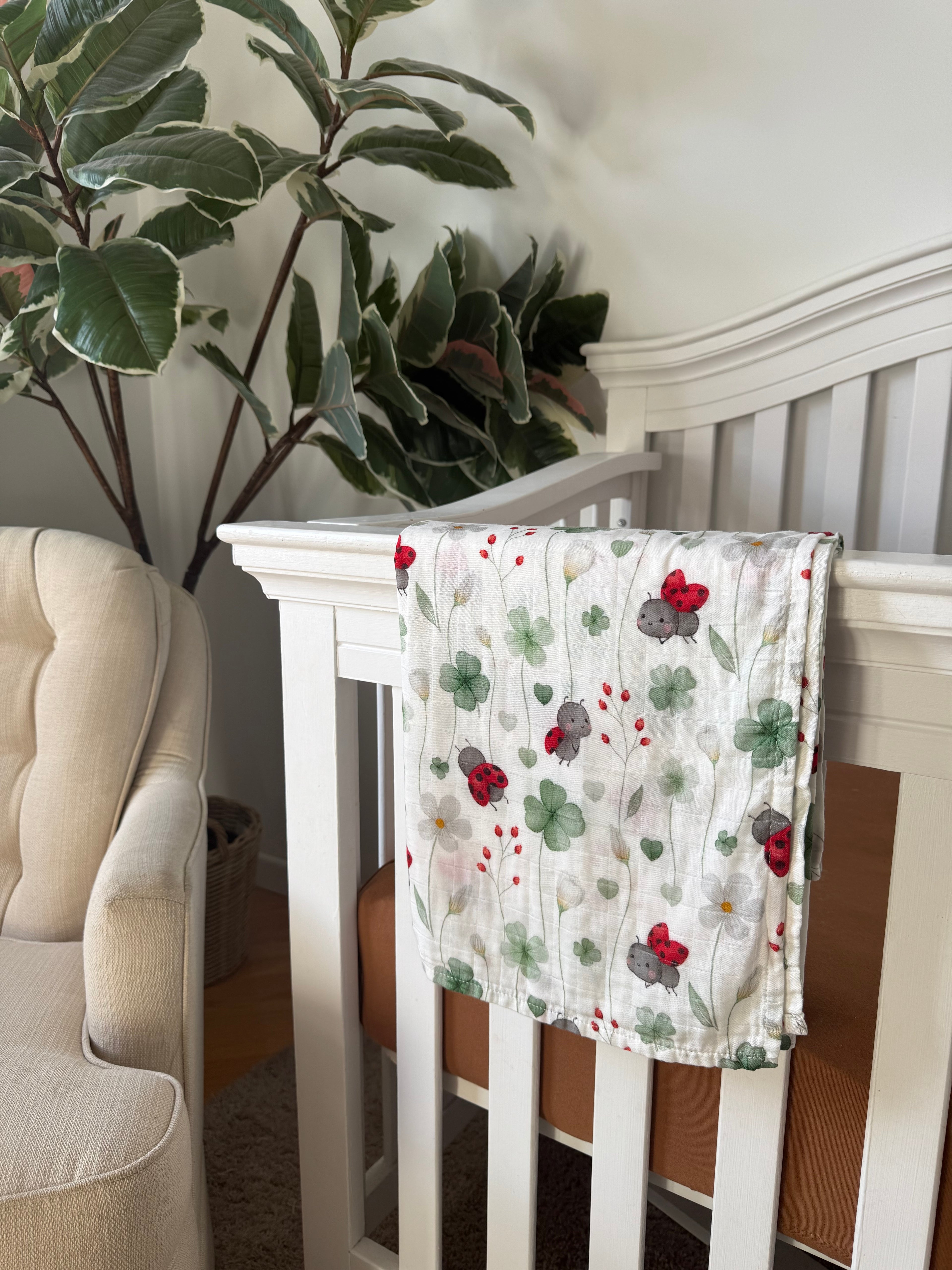 Mousseline - mini coccinelle